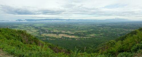 visie punt tat mok nationaal park mueang phetchabun wijk, phetchabun provincie, Thailand foto