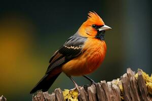 passerine vogel, turdus merula, bekend net zo de gemeenschappelijk merel ai gegenereerd foto