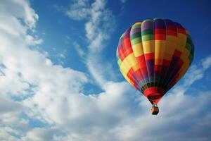 lucht ballon vliegen. genereren ai foto