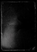 zwart verfrommeld en gevouwen plastic poster structuur achtergrond, voor mengen effect foto