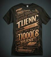 abstract grafisch typografie t-shirt afdrukken foto