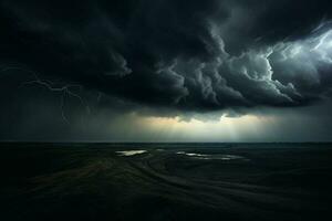 wolkenlandschap, visie van de wolken van de venster van een vliegtuigen. ai gegenereerd pro foto