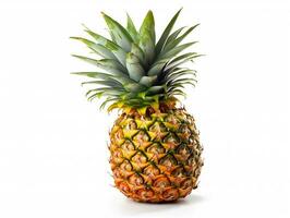 ananas fruit geïsoleerd Aan wit achtergrond.generatief ai. foto