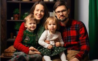 gelukkig blij familie foto