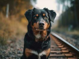 appenzeller sennenhond hond gemaakt met generatief ai technologie foto