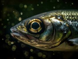 sardine portret gemaakt met generatief ai technologie foto