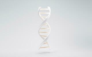 dna en biotechnologie concept, 3d weergave. foto