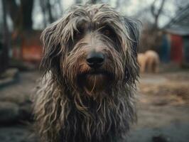 bergamasco hond gemaakt met generatief ai technologie foto