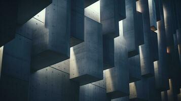 beton gebouw kunst patroon foto generatief ai
