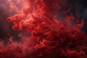 rood rook behang, rook achtergrond, rook Effecten achtergrond, rook achtergronden, kleurrijk rook achtergrond, abstract rook achtergronden, ai generatief foto