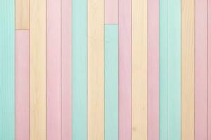 pastel houten planken achtergrond, pastel hout achtergrond, houten planken achtergrond, hout achtergrond, houten achtergrond, kleurrijk hout achtergrond, hout structuur achtergrond, ai generatief foto