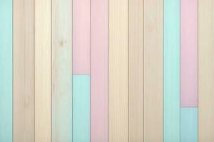 pastel houten planken achtergrond, pastel hout achtergrond, houten planken achtergrond, hout achtergrond, houten achtergrond, kleurrijk hout achtergrond, hout structuur achtergrond, ai generatief foto