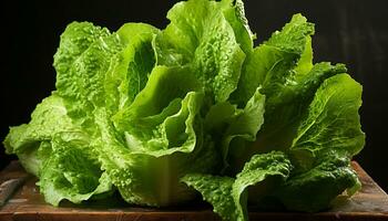 vers, gezond salade natuur fijnproever, biologisch vegetarisch maaltijd gegenereerd door ai foto