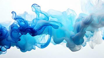 chromatisch blauw explosie - gegenereerd ai abstract kleur barsten foto