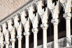 Venetië, Italië - kolommen perspectief foto