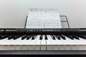 piano en piano toetsenbord foto