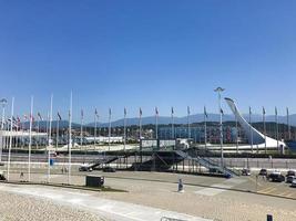 het olympisch park in sochi, rusland, 2019 foto