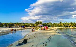 playa del carmen quintana roo Mexico 2023 tropisch caraïben strand cenote punta esmeralda playa del carmen Mexico. foto