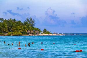 playa del carmen quintana roo Mexico 2023 tropisch caraïben strand cenote punta esmeralda playa del carmen Mexico. foto