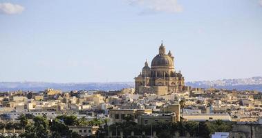 stad gozo op het eiland malta