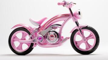 weergeven een 3d miniatuur kruiser fiets. generatief ai foto