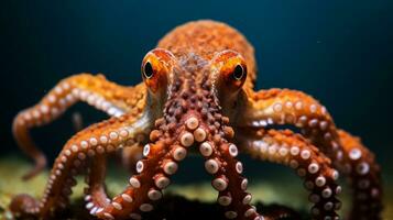 dieren in het wild fotografie van foto van Octopus. generatief ai