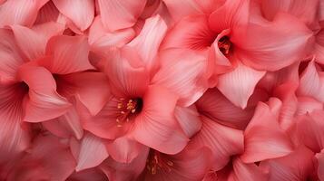 amaryllis bloem patroon achtergrond. bloem achtergrond textuur. generatief ai foto