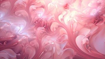 abstract fractal achtergrond in roze toon kleur . generatief ai foto