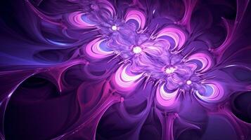 abstract fractal achtergrond in Purper toon kleur . generatief ai foto