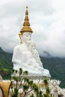 Boeddha standbeeld Bij wat pha sorn kaew foto