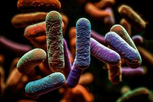 enterobacteriën enterobacteriën een familie van gramnegatief bacterie foto