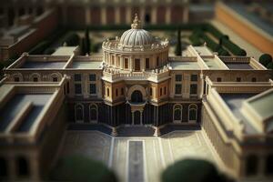ontdekken de schoonheid van Vaticaan stad door focus verleggen fotografie foto