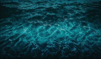 etherisch blauw zee water structuur voor professioneel ontwerp foto
