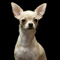 portret van een aanbiddelijk chihuahua foto