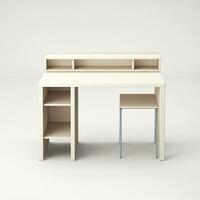 tafel met laden modern Scandinavisch interieur meubilair minimalisme hout licht studio foto