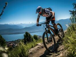 fiets rijden foto roer bergen toerisme zoeken snelheid extreem wielersport vrijheid beweging buitenshuis