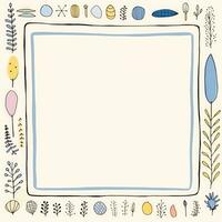 teder scrapbooking pastel grens kader patroon Wieden kind post kaart afdrukken retro wijnoogst kunst foto