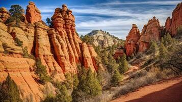 vredig landschap vrijheid wildernis Amerika tafereel mooi natuur behang scherm Arizona foto