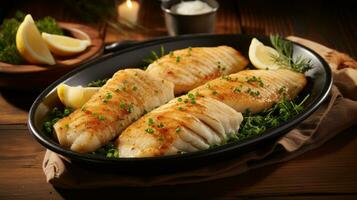 meerval. mild van smaak vis dat is Super goed voor frituren of grillen foto