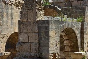 italië, lecce, stad met barokke architectuur en kerken en archeologische overblijfselen. foto