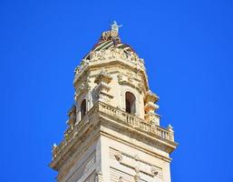 italië, lecce, stad met barokke architectuur en kerken en archeologische overblijfselen. foto