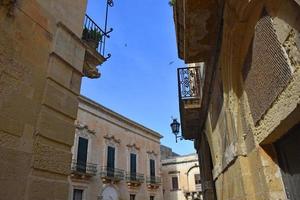 italië, lecce, stad met barokke architectuur en kerken en archeologische overblijfselen. foto