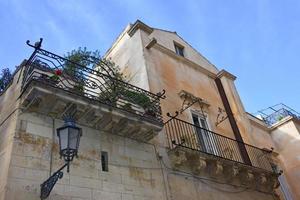 italië, lecce, stad met barokke architectuur en kerken en archeologische overblijfselen. foto