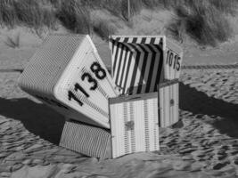 de eiland van langeoog in Duitsland foto