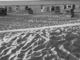 de eiland van langeoog in Duitsland foto