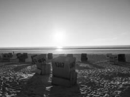 langeoog eiland in duitsland foto