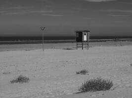 zomer tijd Aan langeoog eiland foto