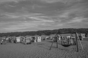 zomer tijd Aan langeoog eiland foto