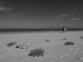 zomer tijd Aan langeoog eiland foto