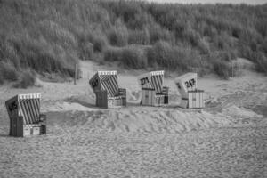 zomer tijd Aan langeoog eiland foto